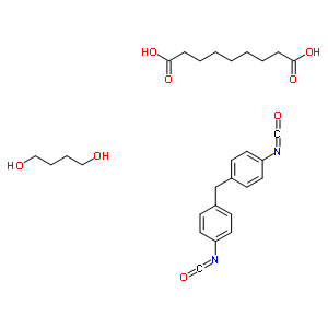 53037-66-4  butane-1,4-diol; 1-isocyanato-4-[(4-isocyanatophenyl)methyl]benzene; nonanedioic acid