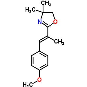 53644-92-1  2-[(E)-2-(4-methoxyphenyl)-1-methylethenyl]-4,4-dimethyl-4,5-dihydro-1,3-oxazole