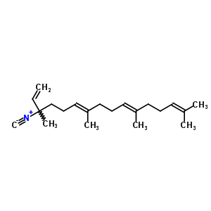 55784-75-3  (4E,8E)-1-ethenyl-1,5,9,13-tetramethyltetradeca-4,8,12-trien-1-yl isocyanide