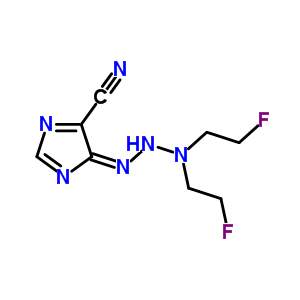 57052-96-7  (4E)-4-[3,3-bis(2-fluoroethyl)triazanylidene]-4H-imidazole-5-carbonitrile