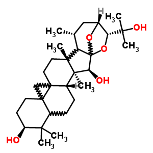 57943-48-3  (2S,7aR,8R,10R,11R,13S,13aS,13bR)-11-(1-hydroxy-1-methylethyl)-1,1,7a,8,13a-pentamethyloctadecahydro-10,12a-epoxycyclopropa[1',8a']naphtho[2',1':4,5]indeno[2,1-b]oxepine-2,13-diol