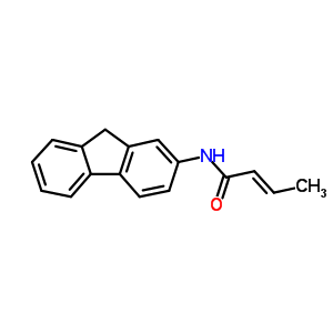 60550-96-1  (2E)-N-9H-fluoren-2-ylbut-2-enamide