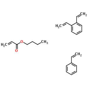 60806-47-5  butyl prop-2-enoate; 1,2-divinylbenzene; styrene