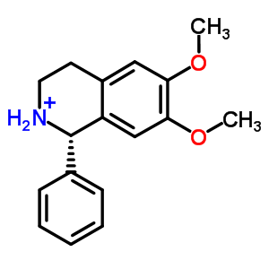 (1R)-6,7-dimethoxy-1-phenyl-1,2,3,4-tetrahydroisoquinolinium 63768-20-7