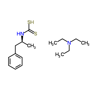 63949-91-7  [(1S)-1-methyl-2-phenylethyl]carbamodithioic acid - N,N-diethylethanamine (1:1)