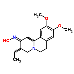 67455-74-7  (2Z)-3-ethyl-9,10-dimethoxy-1,3,4,6,7,11b-hexahydro-2H-pyrido[2,1-a]isoquinolin-2-one oxime