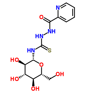 67528-76-1  N-{[2-(pyridin-2-ylcarbonyl)hydrazino]carbonothioyl}-beta-D-glucopyranosylamine