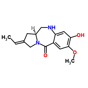 67731-61-7  (2E,11aS)-2-ethylidene-8-hydroxy-7-methoxy-1,2,3,10,11,11a-hexahydro-5H-pyrrolo[2,1-c][1,4]benzodiazepin-5-one