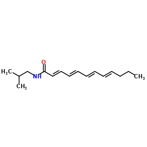 68125-02-0  (2E,4E,6E,8E)-N-(2-methylpropyl)dodeca-2,4,6,8-tetraenamide