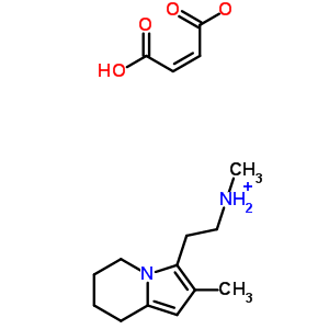 70403-66-6  N-methyl-2-(2-methyl-5,6,7,8-tetrahydroindolizin-3-yl)ethanaminium (2Z)-3-carboxyprop-2-enoate