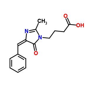 73043-32-0  4-[(4E)-2-methyl-5-oxo-4-(phenylmethylidene)-4,5-dihydro-1H-imidazol-1-yl]butanoic acid