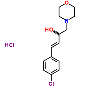 80304-72-9  (3E)-4-(4-chlorophenyl)-1-morpholin-4-ylbut-3-en-2-ol hydrochloride