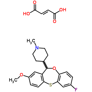 83975-62-6  4-(7-fluoro-2-methoxy-11H-dibenzo[b,e][1,4]oxathiepin-11-yl)-1-methylpiperidine (2E)-but-2-enedioate