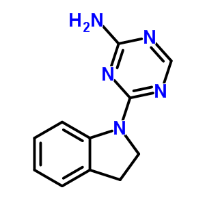 879615-84-6  4-(2,3-dihydro-1H-indol-1-yl)-1,3,5-triazin-2-amine 879615-84-6  4-(2,3-dihydro-1H-indol-1-yl)-1,3,5-triazin-2-amine