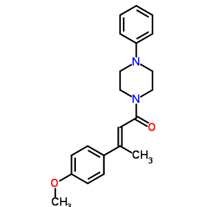 90316-43-1  1-[(2E)-3-(4-methoxyphenyl)but-2-enoyl]-4-phenylpiperazine