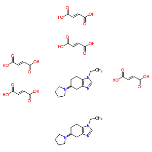 99700-13-7  1-ethyl-5-pyrrolidin-1-yl-4,5,6,7-tetrahydro-1H-benzimidazole (2E)-but-2-enedioate (2:5)