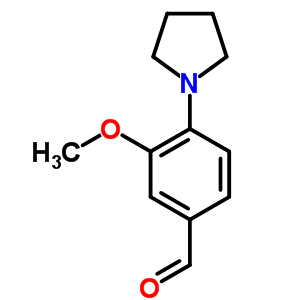 116209-27-9  3-methoxy-4-pyrrolidin-1-ylbenzaldehyde 116209-27-9  3-methoxy-4-pyrrolidin-1-ylbenzaldehyde