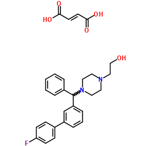 156809-98-2  2-{4-[(4'-fluorobiphenyl-3-yl)(phenyl)methyl]piperazin-1-yl}ethanol (2E)-but-2-enedioate (salt)