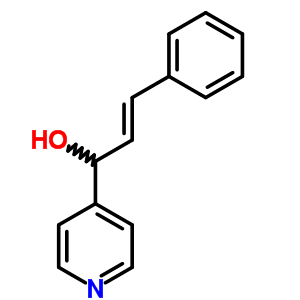 24060-94-4  (2E)-3-phenyl-1-pyridin-4-ylprop-2-en-1-ol