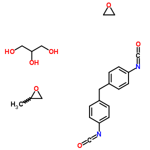 42402-37-9;50658-56-5  glycerol,1-isocyanato-4-[(4-isocyanatophenyl)methyl]benzene,2-methyloxirane,oxirane