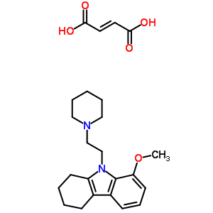 49558-40-9  8-methoxy-9-(2-piperidin-1-ylethyl)-2,3,4,9-tetrahydro-1H-carbazole (2E)-but-2-enedioate