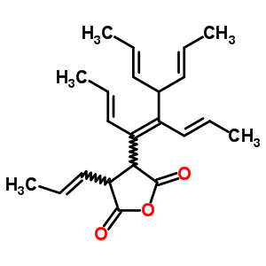 52854-78-1  3-[(1E)-prop-1-en-1-yl]-4-[(1E,4E)-1,2,3-tri-(1E)-prop-1-en-1-ylhexa-1,4-dien-1-yl]dihydrofuran-2,5-dione