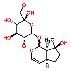 52949-83-4  (2S,3S,4R,5R,6S)-2-(hydroxymethyl)-6-{[(4aS,7S,7aR)-7-hydroxy-7-methyl-1,4a,5,6,7,7a-hexahydrocyclopenta[c]pyran-1-yl]oxy}tetrahydro-2H-pyran-2,3,4,5-tetrol (non-preferred name)