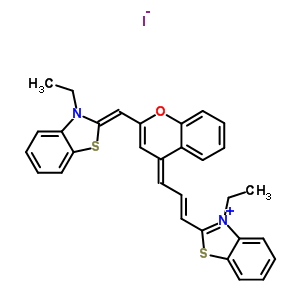 53342-52-2;54849-70-6;58984-22-8;62669-63-0  3-ethyl-2-[(1E,3Z)-3-{2-[(Z)-(3-ethyl-1,3-benzothiazol-2(3H)-ylidene)methyl]-4H-chromen-4-ylidene}prop-1-en-1-yl]-1,3-benzothiazol-3-ium iodide