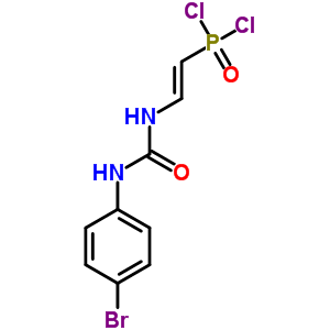 54948-20-8  [(E)-2-{[(4-bromophenyl)carbamoyl]amino}ethenyl]phosphonic dichloride