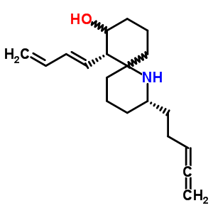 55522-87-7  (2S,7S)-7-[(1E)-buta-1,3-dien-1-yl]-2-penta-3,4-dien-1-yl-1-azaspiro[5.5]undecan-8-ol