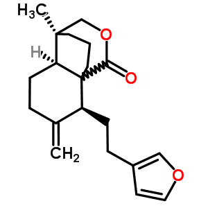 57459-42-4  (1R,4aR,5R,8aR)-5-(2-furan-3-ylprop-2-en-1-yl)-1-methyl-6-methylideneoctahydro-2H-1,4a-(methanooxymethano)naphthalen-9-one