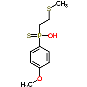 59871-36-2  (4-methoxyphenyl)[2-(methylsulfanyl)ethyl]phosphinothioic O-acid