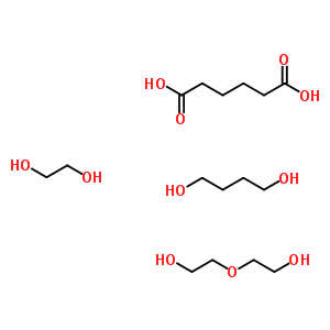 62197-02-8  adipic acid; butane-1,4-diol; ethylene glycol; 2-(2-hydroxyethoxy)ethanol