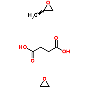 62683-37-8, 2-methyloxirane; oxirane; succinic acid, CAS No 62683-37-8 ...