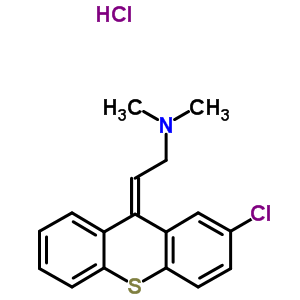 63869-58-9  (2Z)-2-(2-chloro-9H-thioxanthen-9-ylidene)-N,N-dimethylethanamine hydrochloride