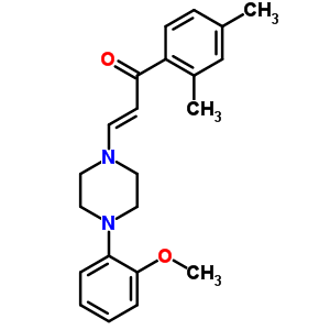 65201-18-5  (2E)-1-(2,4-dimethylphenyl)-3-[4-(2-methoxyphenyl)piperazin-1-yl]prop-2-en-1-one