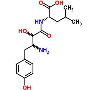 66413-44-3  N-[3-amino-2-hydroxy-4-(4-hydroxyphenyl)butanoyl]-L-leucine