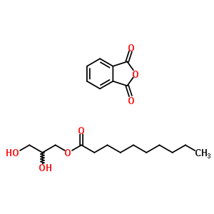 68186-60-7  2,3-dihydroxypropyl decanoate - 2-benzofuran-1,3-dione (1:1)