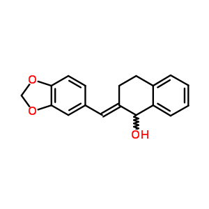 69920-49-6  (2E)-2-(1,3-benzodioxol-5-ylmethylidene)-1,2,3,4-tetrahydronaphthalen-1-ol