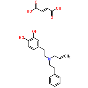 70045-08-8  4-{2-[(2-phenylethyl)(prop-2-en-1-yl)amino]ethyl}benzene-1,2-diol (2E)-but-2-enedioate (salt)