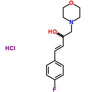 80304-73-0  (3E)-4-(4-fluorophenyl)-1-morpholin-4-ylbut-3-en-2-ol hydrochloride