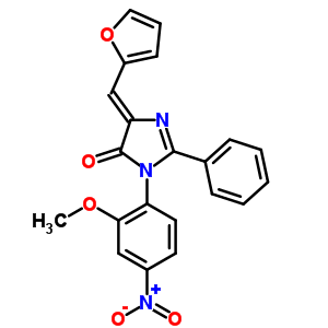 83536-74-7  (5Z)-5-(furan-2-ylmethylidene)-3-(2-methoxy-4-nitrophenyl)-2-phenyl-3,5-dihydro-4H-imidazol-4-one