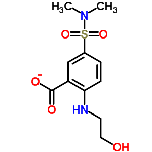 91431-32-2  5-(dimethylsulfamoyl)-2-[(2-hydroxyethyl)amino]benzoic acid