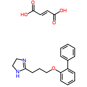 125849-43-6  2-[3-(biphenyl-2-yloxy)propyl]-4,5-dihydro-1H-imidazole (2E)-but-2-enedioate