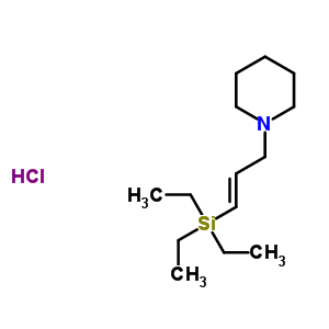 27001-75-8  1-[(2E)-3-(triethylsilyl)prop-2-en-1-yl]piperidine hydrochloride