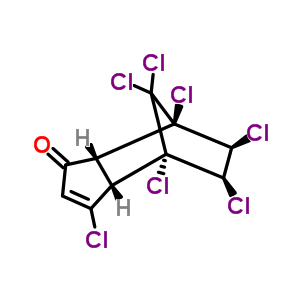 51179-71-6  (3aS,4S,5R,6S,7R,7aR)-3,4,5,6,7,8,8-heptachloro-3a,4,5,6,7,7a-hexahydro-1H-4,7-methanoinden-1-one