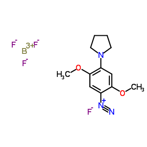 52018-21-0  boron(+3) cation; 2,5-dimethoxy-4-pyrrolidin-1-yl-benzenediazonium; tetrafluoride