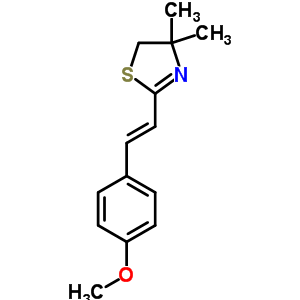 53088-10-1  2-[(E)-2-(4-methoxyphenyl)ethenyl]-4,4-dimethyl-4,5-dihydro-1,3-thiazole