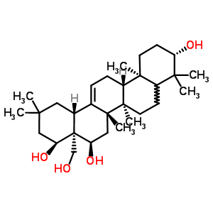 53227-91-1  (3beta,5xi,16alpha,18alpha,22alpha)-olean-12-ene-3,16,22,28-tetrol