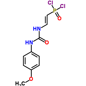 54948-16-2  [(E)-2-{[(4-methoxyphenyl)carbamoyl]amino}ethenyl]phosphonic dichloride